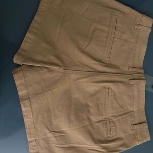 J. Crew Khaki Button-Front Shorts